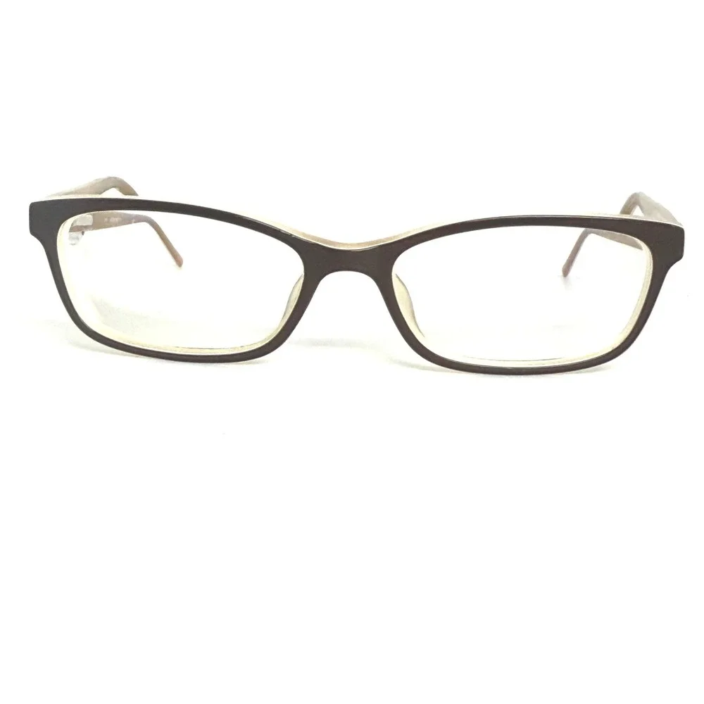 Adenco Amanda Eyeglasses Brown Clear Lens Full Rim Rectangular Frame Women 21410